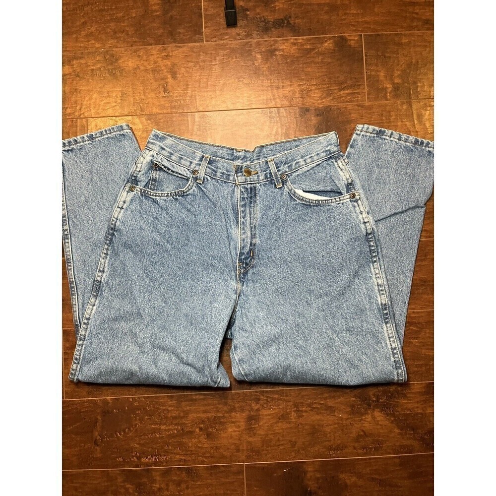 VIntage Chic High Rise Straight Leg Light Wash Mom Jean READ BELOW